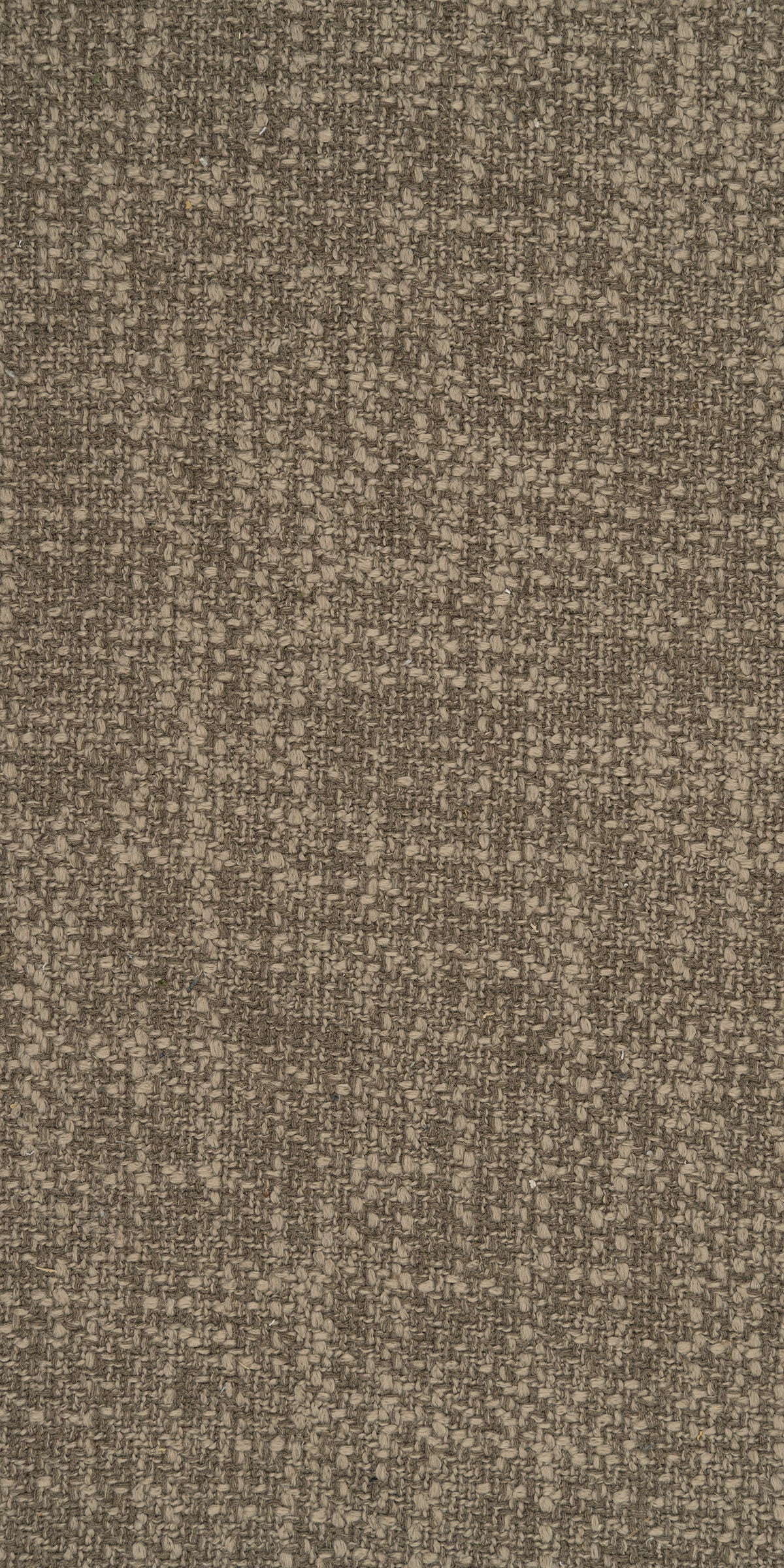 De Leotex meubelstof heeft een gemêleerde textuur door de taupekleurige en lichtbeige draden. Ontdek het geweven stoffen effect dankzij de diepgang van deze bekleding.